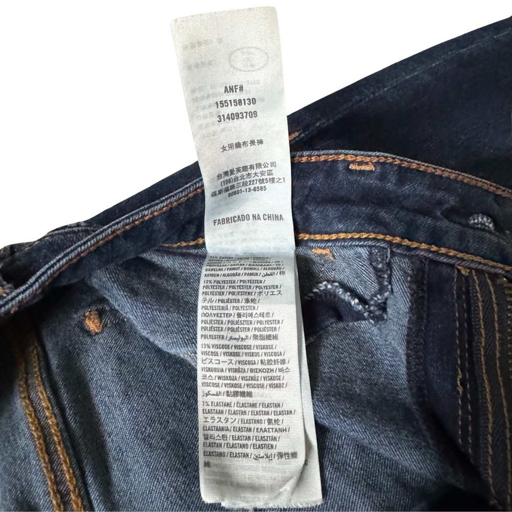 Abercrombie & Fitch Dark Jeans 4L (W27 L31) - Picture 7 of 7